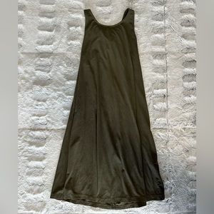 Plush Sage Green Dress; super plush; size X-Small